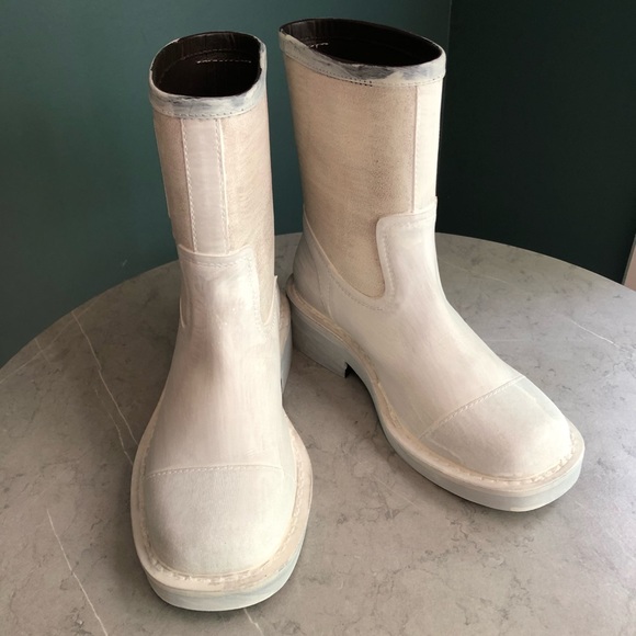 MM6 Maison Margiela Inside Out Moto Boot 38 - Picture 3 of 8